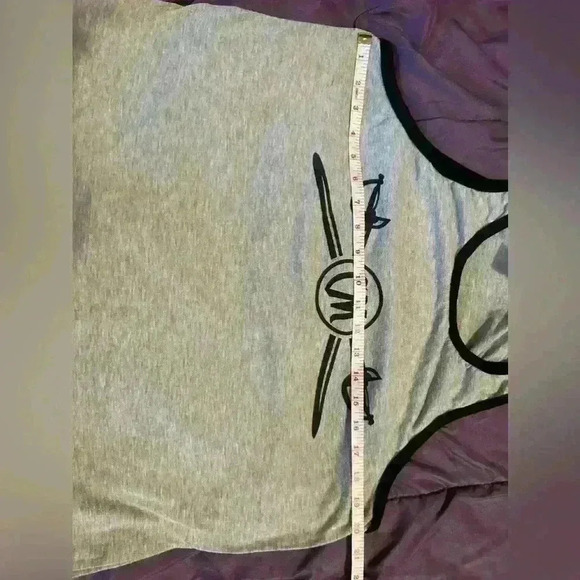 Captain Morgan men’s sleeveless  tank grey size large - Picture 3 of 3